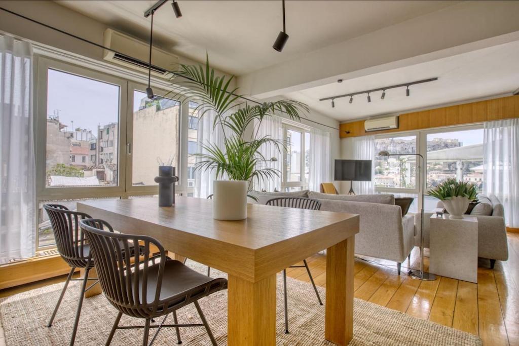 Sunny Luxury Loft,Stunning Acropolis View, Jacuzzi Apartment Atena Exterior foto