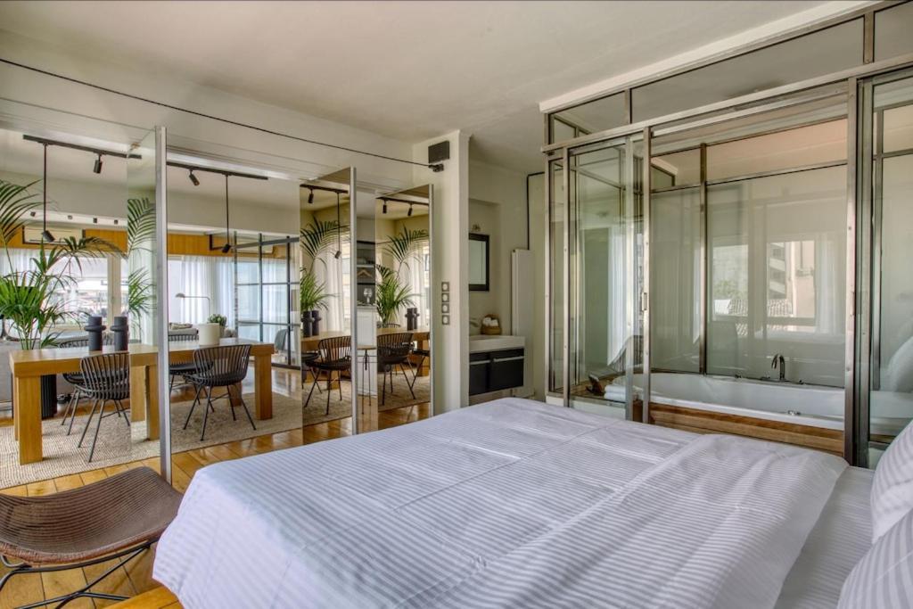 Sunny Luxury Loft,Stunning Acropolis View, Jacuzzi Apartment Atena Exterior foto